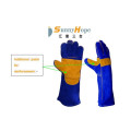 High temperature resistance welding leather glove